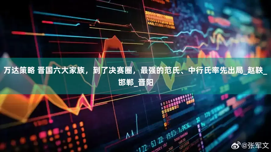 万达策略 晋国六大家族，到了决赛圈，最强的范氏、中行氏率先出局_赵鞅_邯郸_晋阳