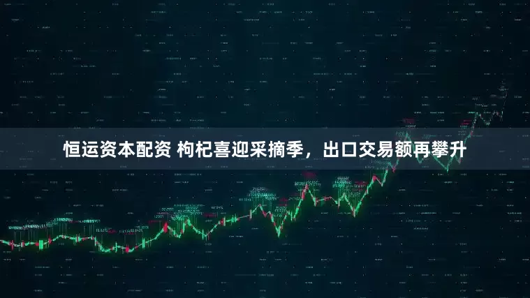 恒运资本配资 枸杞喜迎采摘季，出口交易额再攀升